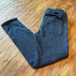 Koovs Cotton Sweatpants Blue Marled Soft Drawstring Waist